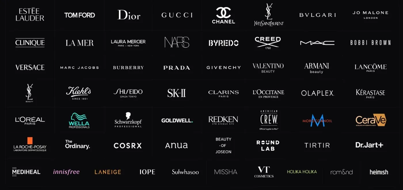 Logos of brands sourced by Brands Network UK